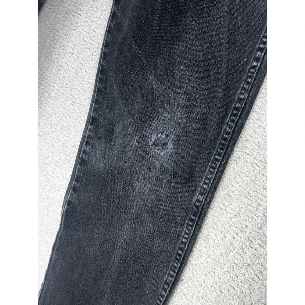 Wrangler Jeans Mens 30x32 Cowboy Cut High Rise Faded Black Cotton Tag 31x34 Y2K